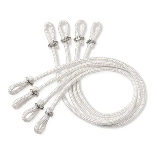 PHENO FLAGS Premium Fahnenschlingen 4er-Set, 41cm - Stabiles & Langlebiges Flaggen-Zubehör, Die perfekte Hissvorrichtung für Ihre Fahnen