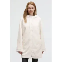 SOCCX Kurzmantel in Bouclé-Strick-Optik weiß XXXL (48/50)