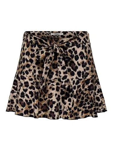 ONLY Minirock ONLPOPTRASH MW AOP SKATE SKIRT PNT - Sommerröcke mit bequemer Stretch-Qualität und lockerer Passform, ideal für stylische Outfits zu Konzerten oder Partys.