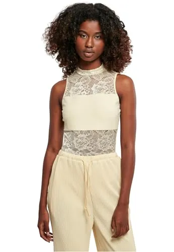 Urban Classics Damen Ladies Laces Body softyellow, M