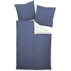 Janine Wendebettwäsche Tango, Blau, 240x220 cm in blau von Janine