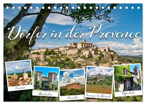 Reinhold Ratzer | Dörfer in der Provence (Tischkalender 2026 DIN A5 quer),...
