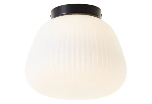 Produktbild Lightbox Retro Deckenlampe mit Opalglas | Ø 25 cm