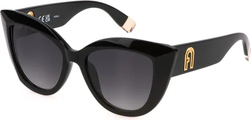 Furla SFU711 0700 NERO LUCIDO 53/17/140 Damen Sonnenbrillen von Furla