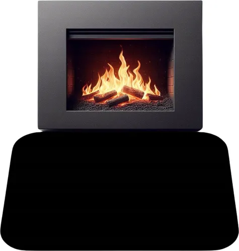 Kamin Bodenplatte 60x80cm aus Stahl von Anwicar