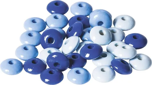 Knorr Prandell Bastelperlen KNORR PRANDELL 216023534 Holzlinsen-MixStärke: 5 mm Ø 10 mm Buche