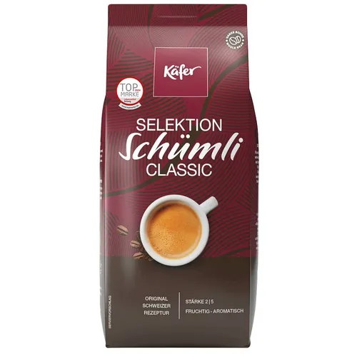 Käfer Kaffee Selektion Schümli Classic, ganze Bohnen, 1kg