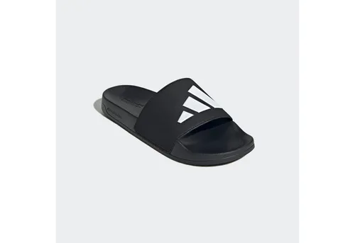 adidas ADILETTE SHOWER SLIDES, Core Black/Cloud White, 40.5 EU - Dusch- & Badeschuhe für Herren, mit bequemer Cloudfoam Zwischensohle für optimalen Komfort und Unterstützung.