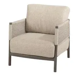 SEASONS OUTDOOR Lounge-Sessel Savanne Aluminium Grau Hellgrau 4