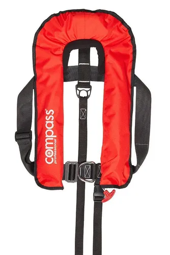 Compass Rettungsweste Professional 300N - Automatische Rettungsweste mit 275 Newton Auftrieb, ideal für Erwachsene. Genießen Sie maximale Sicherheit und Komfort auf dem Wasser dank geprüfter Qualität und durchdachtem Design.