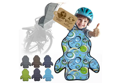 BambiniWelt by Rafael K. Fahrradkindersitz Ersatzbezug Sitzkissen für Fahrradsitz kompatibel mit Römer Jockey M3, ab: 9 Monate, bis: 5 Jahre