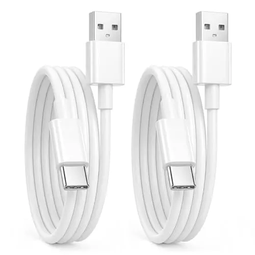 PD 60W USB C Kabel [1M 2Pack] für iPhone 17/16/15 Pro Max, USB auf USB C Schnellladekabel Datenkabel für Samsung Galaxy S26/S25/S24/S23/S22 Ultra, iPad Pro/Air/Mini, Google Pixel, Tab S11/S10/A11/A10