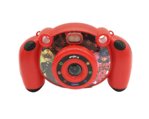 Lexibook - Miraculous Ladybug Cat Noir - 4-in-1-Kinderkamera mit Foto-, Video-, Audio- und Spielfunktionen, 32GB SD-Karte enthalten - DJ080MI