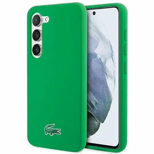 Lacoste LCHCS23SSLON Hülle für S23 S911 Grün hardcase Silicone