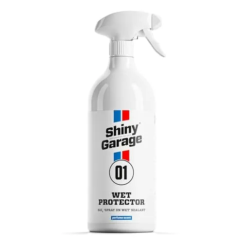 SHINY GARAGE Wet Protector 500 ML | Schnelle Sprühversiegelung mit SiO₂, sofortiger Abperleffekt, leichteres Trocknen