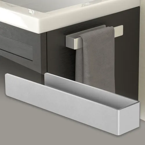 Handtuchhalter ohne Bohren Handtuchstange Badetuchhalter Wandhalterung Aluminium