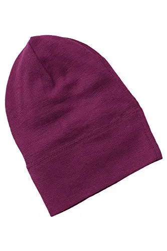 Engel Natur, Baby- und Kindermütze, 70% Wolle 39% Seide (Orchidee, 110/116)