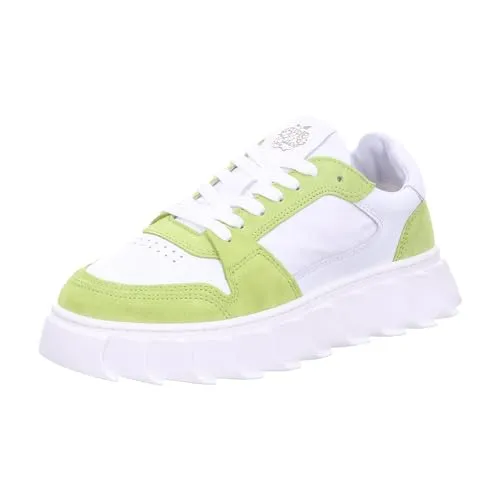 Apple of Eden Plateau Schnürschuhe Damen 31373433373532 Grün 38 EU - Sneaker aus hochwertigem Leder mit perfekter Passform dank Schnürung, ideal für stilvolle und bequeme Alltagslooks.