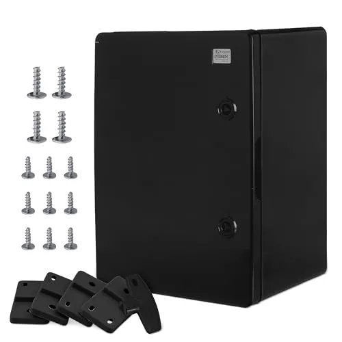 BOXEXPERT ABS Kunststoff-Gehäuse, IP65, 400x300x220mm - Elektrische Gehäuse, robust und leicht, bietet IP65 Schutz gegen Staub und Strahlwasser für Innen- und Außeneinsatz.