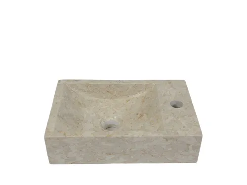 Casa Moro Marmor Waschbecken Cecilia Beige von Casa Moro