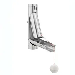 Zink Wasserklappe mit Kugel automatisch DN80 von GROMO