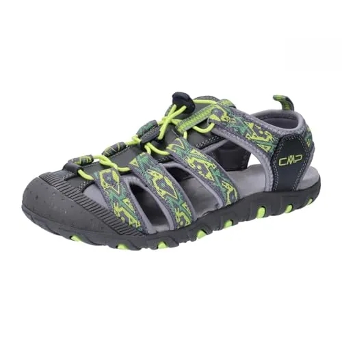 CMP Sahiph 30q9524 Sandalen Grau EU 28 - Wanderschuhe für Kinder mit geschlossener Zehenkappe, ideal für Outdoor-Abenteuer. Das Schnellschnürsystem sorgt für einfachen Sitz und Belüftung an warmen Tagen.