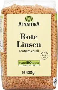 Alnatura Bio Rote Linsen, 400 g von Alnatura