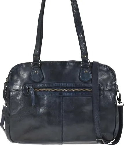 Bear Design Umhängetasche LIEKE aus Leder, blau in blau von Bear Design