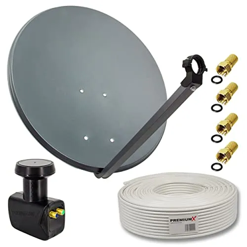 PremiumX Satelliten-Komplettanlage 60cm
