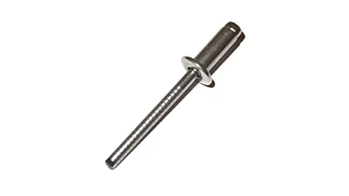 Stück Blindnieten 3x12 mm DIN 7337 - Flachkopf - A2/A2 Edelstahl - Form A - Nieten - Popnieten (25, 3x12 mm) 25