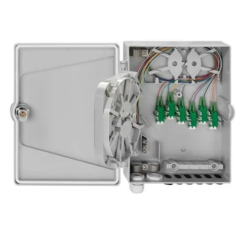 Rutenbeck 228100402 APL Hausanschlussbox, abschließbar mit 2xLC-D-Kupplungen