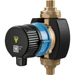 VORTEX BWO 155 V Brauchwasserpumpe - Heizungspumpe ohne Regelmodul, energiesparend und ideal für effiziente Brauchwassernutzung mit Isolierschalen.