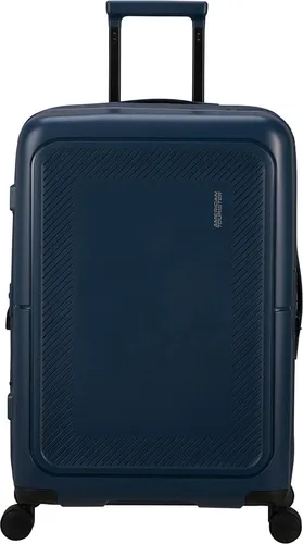 American Tourister DASHPOP Spinner 67/24 EXP TSA - Midnight Blue - Koffer mit Hartschale, erweiterbar für zusätzlichen Stauraum und ideal für Reisen aller Art.