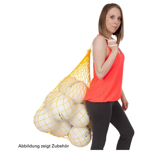 Ballnetz Balltragenetz Balltasche für 10-12 Bälle Fußbälle Handbälle, GELB