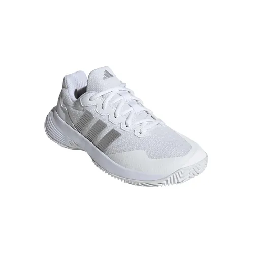 adidas Tennisschuhe GameCourt 2 Allcourt 2026 weiss/silber Damen, Größe Euro (US): 40 (8)
