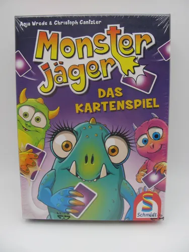 Schmidt Spiele 40635 Monsterjäger - Spannendes Kartenspiel für die ganze Familie, schnelles Spielvergnügen und rasante Monsterjagd