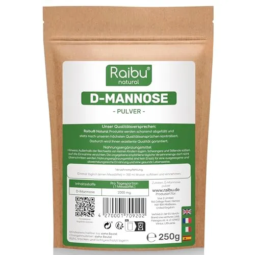 D-Mannose Pulver 250g von RAIBU