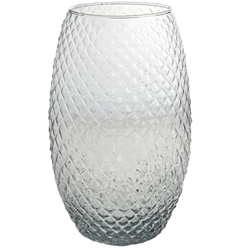 Sandra Rich Diamond Amaryllis vase - klar - 13x13x26cm - Glas