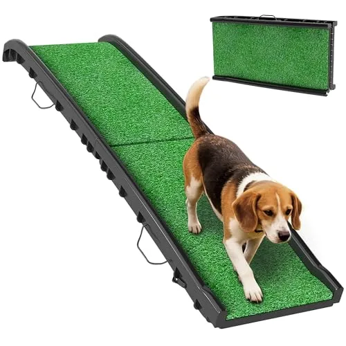 PawHut Klappbare Hunderampe für Auto & SUV, rutschfest, 155x38,5 cm