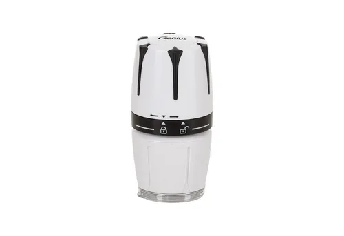 Genius Knoblauchschneider Genius Knoblauchschneider G10 Knoblauchpresse / Schneider weiß 19178, Edelstahl / Kunststoff