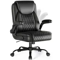 GTPLAYER Ergonomischer Bürostuhl mit Hoher Rückenlehne und Hochklappbaren Armlehnen