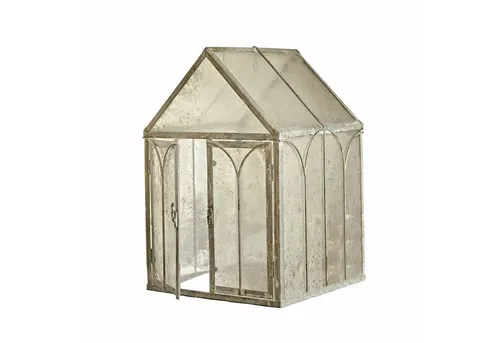 Loberon Deko-Haus Magor mit Antik-Finish - Kreatives Dekoobjekt aus robustem Eisen mit nostalgischem Charme. Ideal für individuelle Dekorationen, langlebig und nachhaltig verarbeitet.
