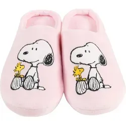 The Peanuts Snoopy Hausschuhe für Damen - Woodstock Puschen Slipper Pantoffeln Schlappen Rosa 41-42 - Rosa - 41-42