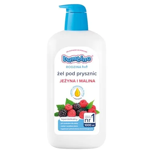 Bambino Familie Duschgel mit Duft Brombeer und Himbeer 1000 ml