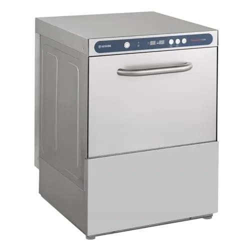 GastroHero Geschirrspülmaschine PROFI Digital 54 SLE - Haushaltsgroßgeräte mit 3 Spülprogrammen und bis zu 60 Körben pro Stunde, hygienische Reinigung dank 85°C Nachspülung, Made in Europe.