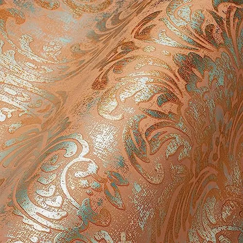 Livingwalls Travel Styles Vliestapete in orange von A.S. Création