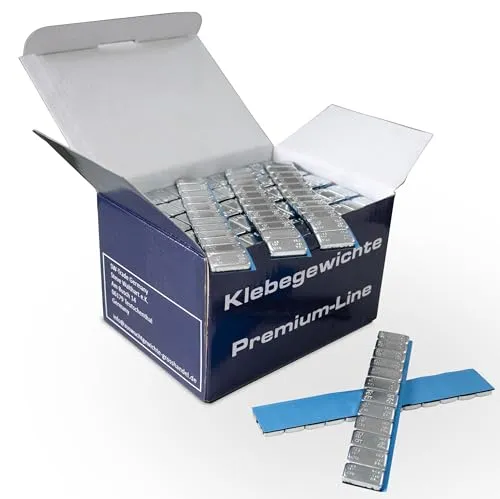 Walthart Germany seit 1928 100 St. KLEBEGEWICHTE 12x5g Auswuchtgewichte 6Kg Kleberiegel Verzinkt Abrisskante Wuchtgewichte auswuchten Alufelge 600x