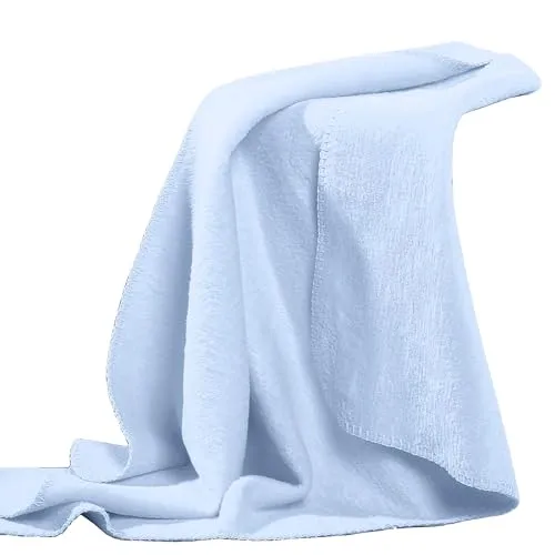 Erwin Müller Babydecke hellblau Größe 75x100 cm