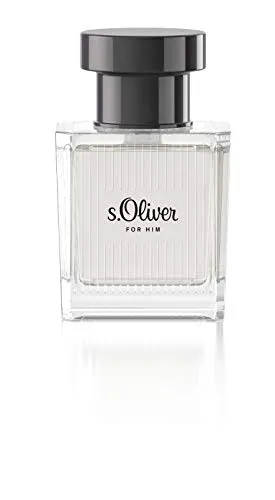 s.Oliver For Him Eau de Toilette Spray 50 ml - Herren Parfum mit frischem Duft, der Apfel und schwarzer Tee vereint - ideal für selbstbewusste Männer.