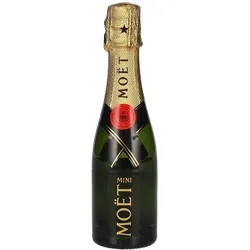 Moët & Chandon Champagne IMPÉRIAL Brut 0,2l - Exquisiter Champagner aus einer harmonischen Mischung von Pinot Noir, Meunier und Chardonnay. Ideal für besondere Anlässe und perfekt zu Meeresfrüchten oder fruchtigen Desserts.